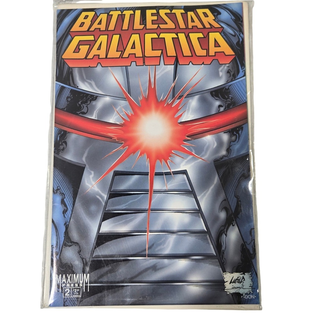 Battlestar Galactica #2 Maximum Press‎ 1995 Rob Liefeld Halloween 6 Promo Ad